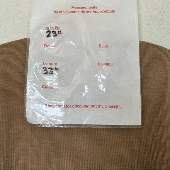 MA'RY'YA Knit Merino Wool Dress in Camel‎ Tan Size S - Picture 7 of 7